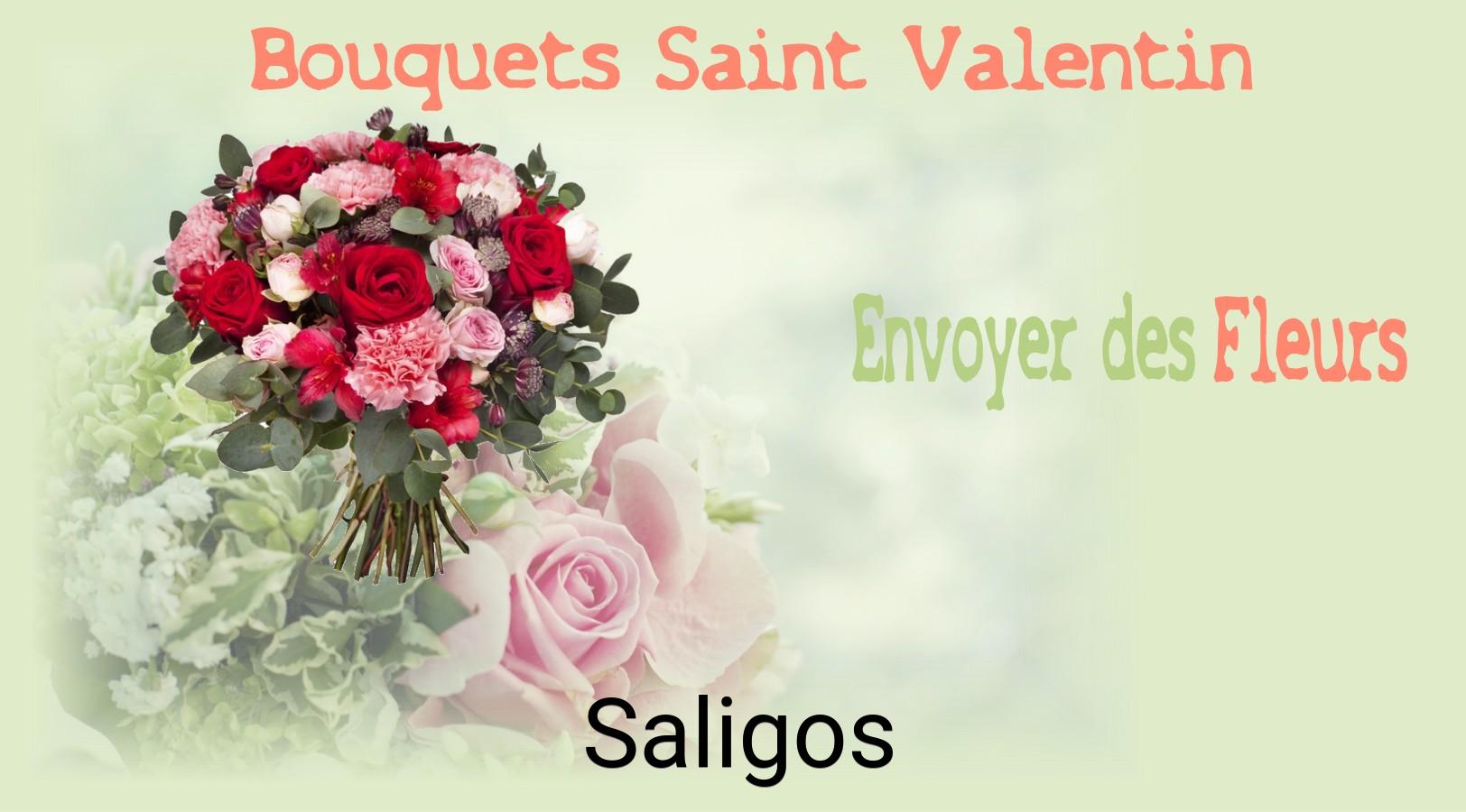 Roses de Saint-Valentin livrées à Saligos